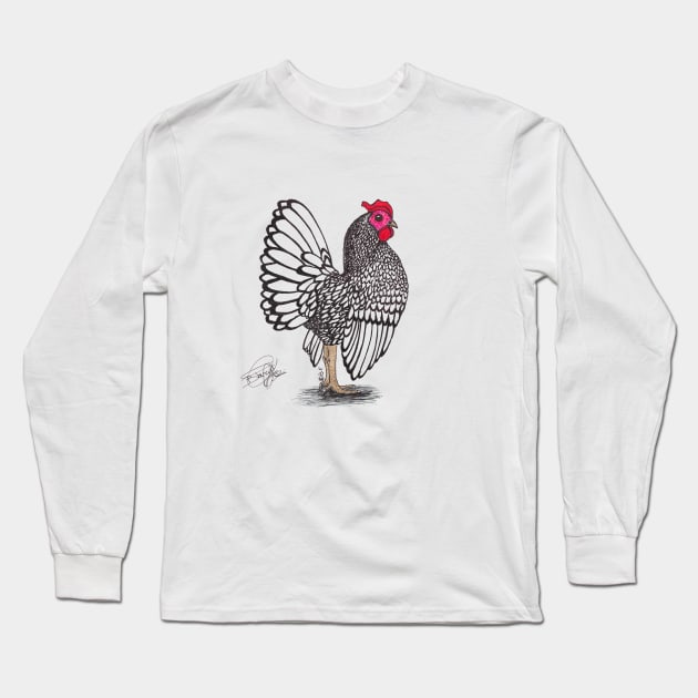 Chicken Long Sleeve T-Shirt by BeritValk